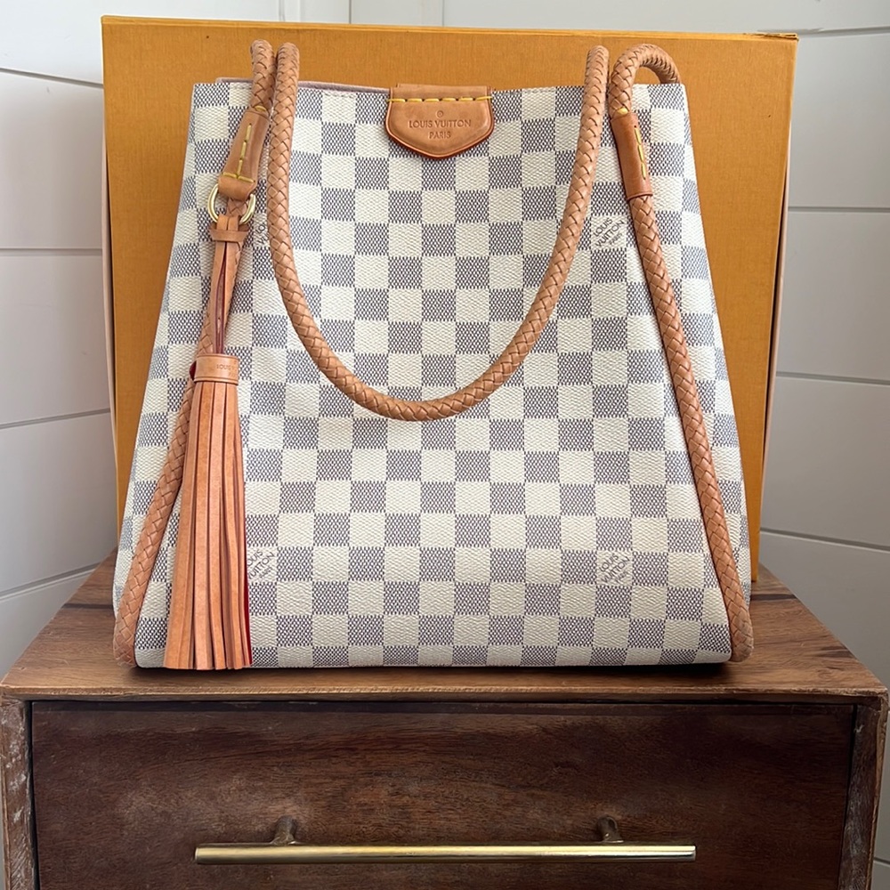 Louis Vuitton Damier Azur Propriano made in France